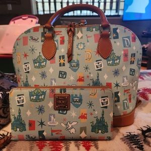 Disney Fantasyland Dooney & Bourke bag w/wallet. Excellent condition